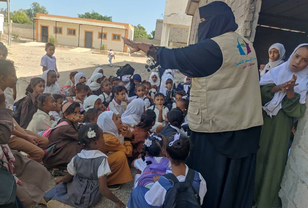 مؤسسةالبركة تواصل حملتها التوعوية حول وباء الكوليرا في مدارس الكود والقرى المجاورة