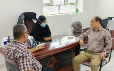 مأمور دارسعد بتفقد عدد من  المرافق الصحية بالمديرية