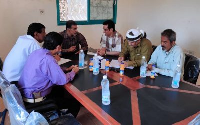 مجلس نقابة الصحفيين الجنوبيين بأبين يستكمل تأثيث وتجهيز مقره في المحافظة ويشكر النقيب باحشوان