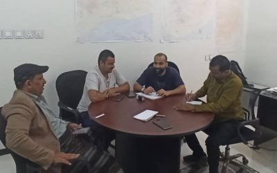 “الطالبي” و”الحامدي” يلتقيان بإدارة منظمة التكافل الدولية بعدن