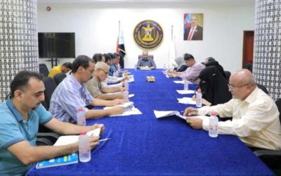 أمانة الانتقالي تناقش جهود تخفيف أضرار المنخفض الجوي بحضرموت والمهرة