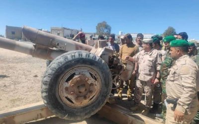رئيس هيئة العمليات المشتركة يتفقد مسرح العمليات الحربية في جبهة الحد محافظة لحج