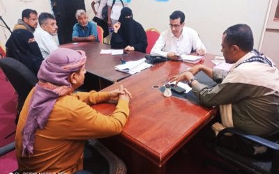 فريق حقوقي من انتقالي أبين والسلطة المحلية بالمحافظة يزوران السجن المركزي بزنجبار