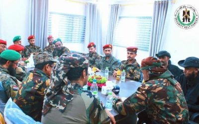 العميد “السيد” يترأس اجتماعًا بقيادات قطاعات الحزام والوحدات الأمنية والعسكرية المُشاركة في مكافحة الإرهاب بأبين