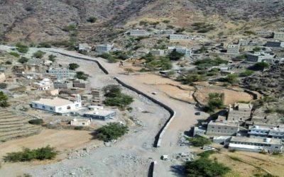 اعتماد 7 كيلو متر من مشروع طريق استراتيجي في يافع على حساب الدولة