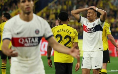 دورتموند يقتنص الفوز على سان جيرمان في ذهاب نصف نهائي دوري أبطال أوروبا