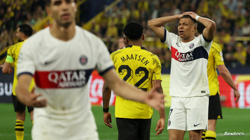 دورتموند يقتنص الفوز على سان جيرمان في ذهاب نصف نهائي دوري أبطال أوروبا