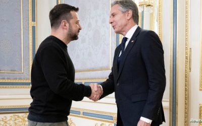 بلينكن من أوكرانيا: أسلحة أميركية وصلت وشحنات أخرى في الطريق