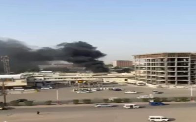 اندلاع حريق في مستشفى الصداقة بالعاصمة عدن