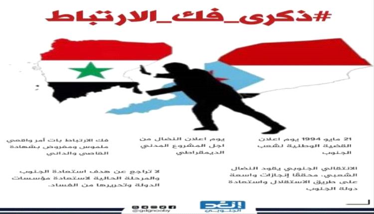 الذكرى 30 لإعلان فك الارتباط قاعدة الأمل لاستعادة الدولة الجنوبية المستقلة.