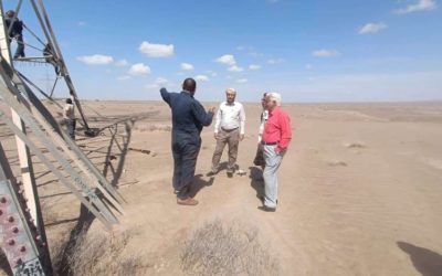 فريق من انتقالي أبين يطلع على الأعمال التخريبية لخطوط نقل الكهرباء بالمحافظة