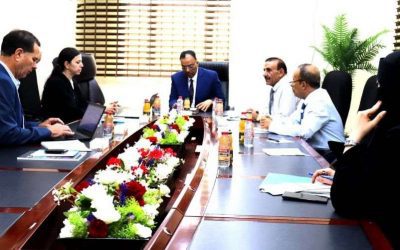 رئيس مصلحة الجمارك يناقش مع فريق تقييم دولي مستوى الاستفادة من الدعم الفني الأوروبي