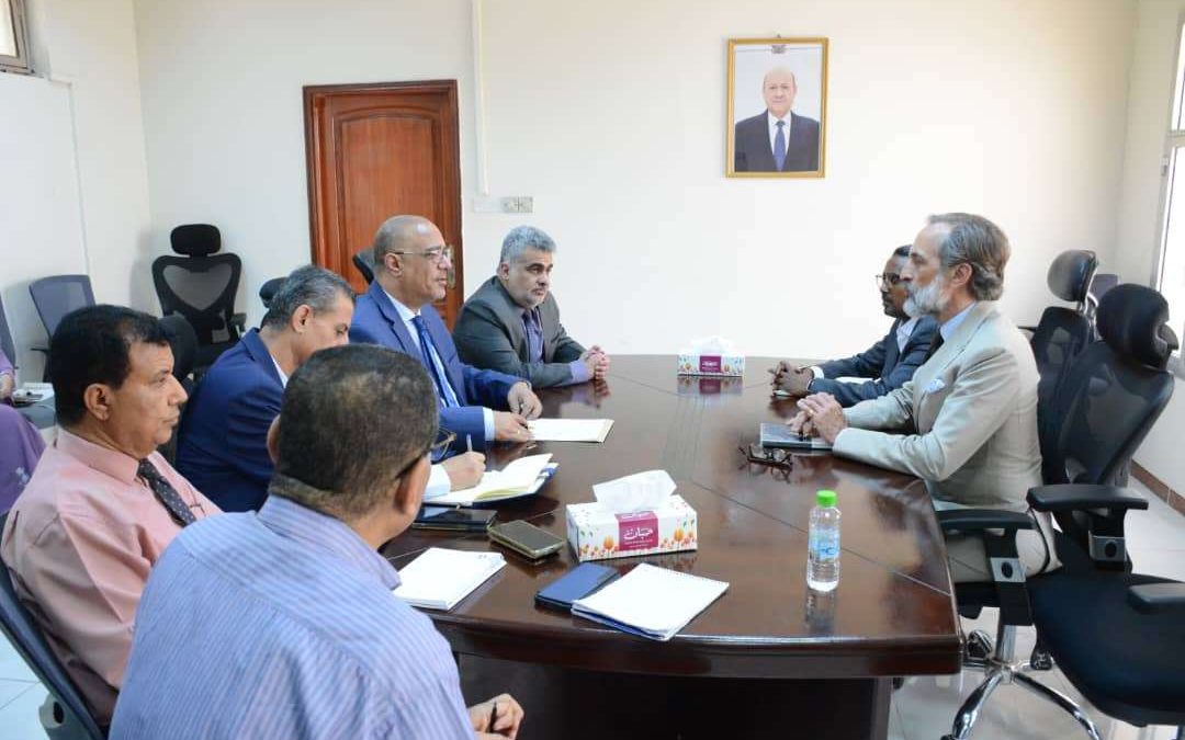 الوزير باذيب يبحث مع إنسانية الأمم المتحدة جهود الانتقال الى التنمية