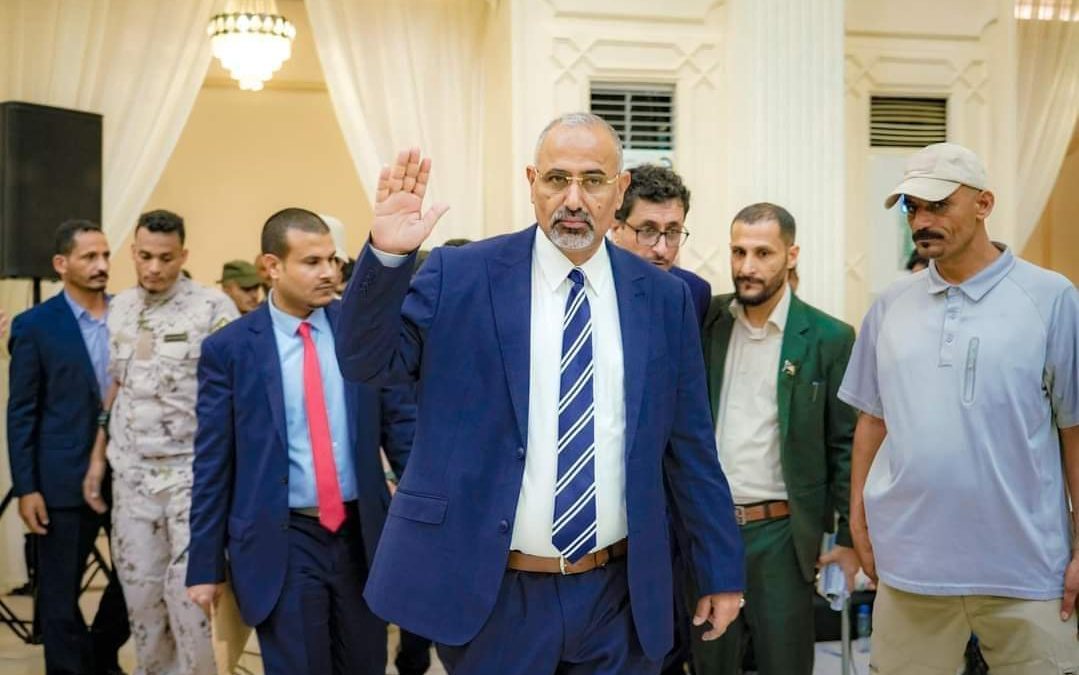 الرئيس الزُبيدي يشهد الحفل الخطابي بمناسبة الذكرى السابعة لإعلان عدن التاريخي وتأسيس المجلس الانتقالي الجنوبي (نص كلمة الرئيس)