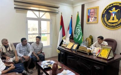 انتقالي حضرموت يناقش مع متعاقدي الاتصالات في المحافظة قرار ميليشيا الحوثي التعسفي بفصلهم