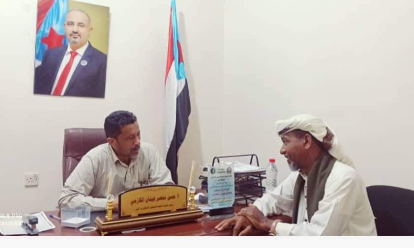 رئيس انتقالي أبين يناقش مع مستشار وزارة العدل والأوقاف انعقاد لقاء تشاوري لأئمة وخطباء المساجد في المحافظة