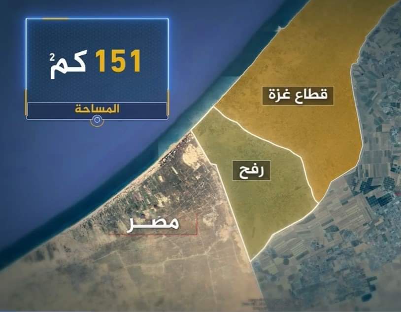 جغرافـــــــــية مدينة رفح