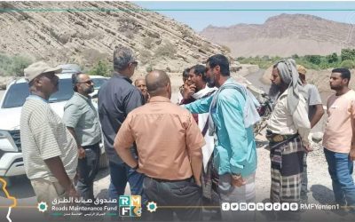 اكتمال تجهيز 3 كيلو من أصل 7 بأعمال الربارب والسواقي والأكتاف في طريق باتيس -رصد