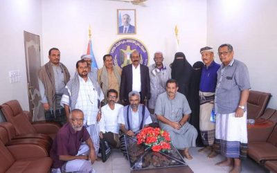رئيس انتقالي شبوة يلتقي قيادة الحزب الاشتراكي بالمحافظة