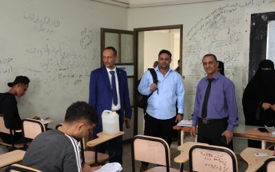 *عميد كلية المجتمع_ عدن يدشن امتحانات الفصل الدراسي الثاني للعام 2023_2024*