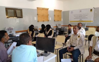 إقامة دورة توعوية ووقائية من مرض الكوليرا لمتطوعي صحة المجتمع للجنة الإنقاد الدولية في مديرية يافع رصد