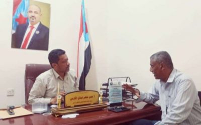 رئيس انتقالي أبين يشدد على ضرورة عودة نشاط المعاهد المهنية والصناعية