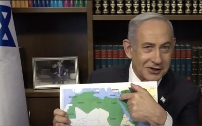 خريطة مبتورة من الصحراء.. نتانياهو يثير غضب المغاربة مرة أخرى