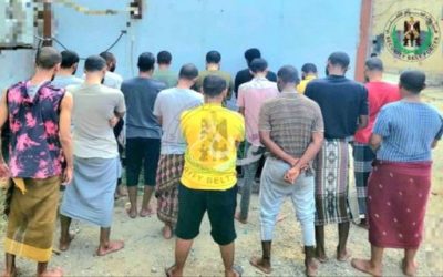 الحزام الأمني يعلن ترحيل 19 مروج مخدرات لسجون عدن