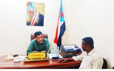 رئيس انتقالي أبين يطلع على أوضاع حركة النقل في المحافظة