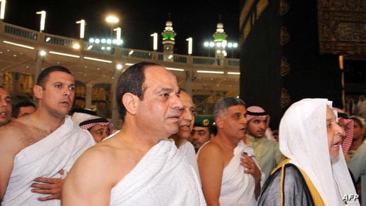 السيسي يتوجه للسعودية لأداء فريضة الحج