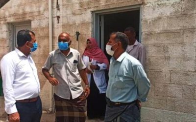 نائب رئيس انتقالي أبين يتفقد مركز الحجر الصحي بزنجبار