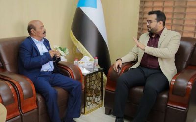 العولقي يلتقي رئيس الهيئة التنفيذية لانتقالي محافظة شبوة