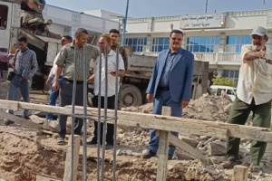 مدير عام المنصورة يدشن مشروع “مبنى الأحوال المدنية” بالمديرية