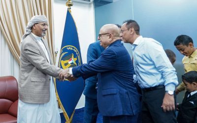 الرئيس الزُبيدي يستقبل جموع المهنئين بعيد الأضحى المُبارك