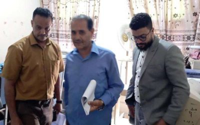السلطة المحلية بمحافظة الضالع تواصل نزولها الميداني على المكاتب والمؤسسات الحكومية ومتابعة الدوام الرسمي فيها
