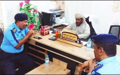 مدير شرطة السير بالمهرة يشكر إدارة مستشفى الغيضة المركزي