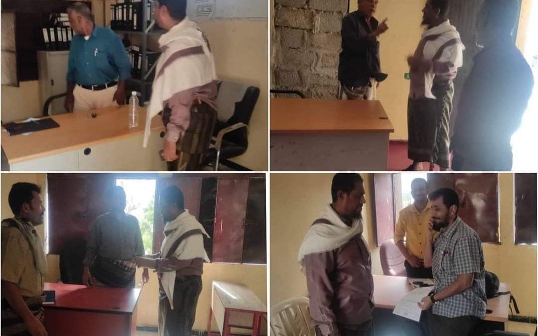اليوسفي”مدير عام خنفر يتفقد  الانضباط الوظيفي في المكاتب التنفيذية بالمديرية