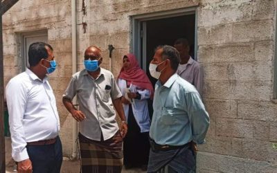 نائب رئيس انتقالي أبين يتفقد مركز الحجر الصحي بزنجبار