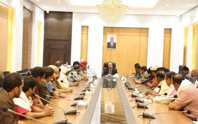 خلال لقاء محافظ حضرموت بهم ..قبائل ثعين تؤكد مساندتها لجهود حفظ الأمن وتحسين الخدمات