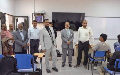 الوكيل لمروق يدشن الإمتحانات النهائية في كلية الطب والعلوم الصحية بجامعة شبوة.