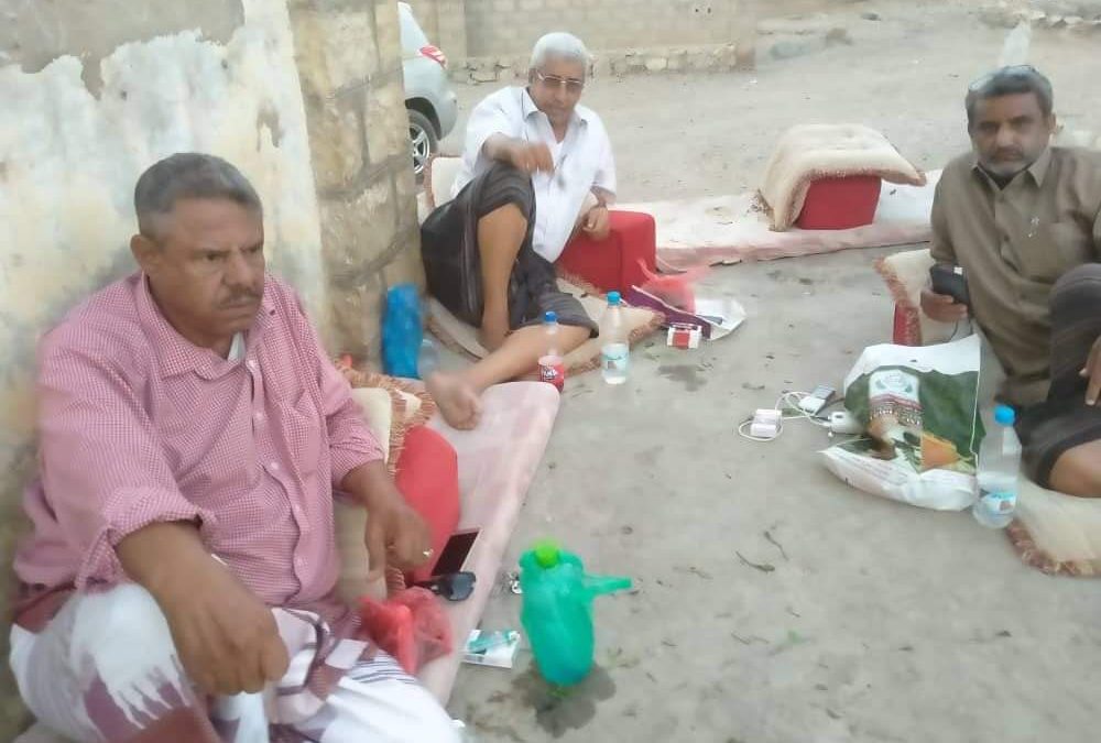 بن عطاف رئيس إنتقالي خنفر يلتقي بالشيخ صالح حيدره العطوي ومناقشة جملة من المواضيع والقضايا