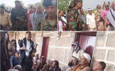 القائد “حيدره السيد”  يقوم بجولة أمنية في مديرية لودر