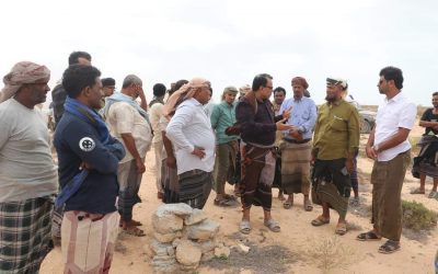 تسلم أرضية المحطة البحثية : الوزير السقطري يطلع على سير العمل بالمزرعة النموذجية “حيف” سقطرى
