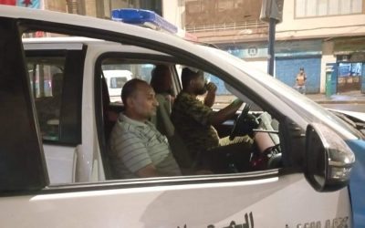 شرطة المعلا في العاصمة عدن تواصل حملة ضبط الظواهر المصاحبة لزفات الاعراس