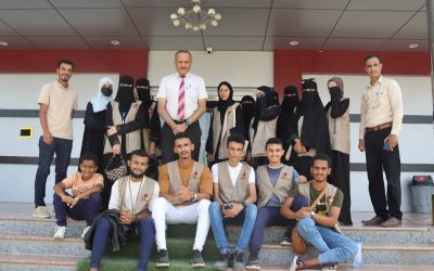 وفد من جامعة عدن الألمانية الدولية يزور مدينة الخليج العربي