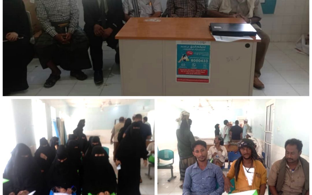 يحيى اليزيدي يزور مديرية أحور ويفتتح ورشة عمل خاصة بالعنف الاجتماعي