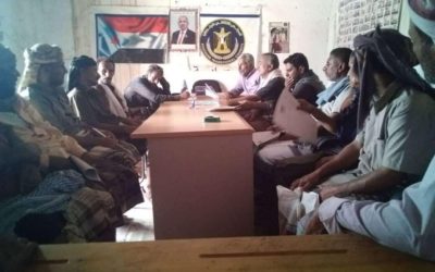 انتقالي الوضيع ينظم ورشة عمل لشرح وتفسير اللائحة الداخلية للقيادات المحلية بالمديرية