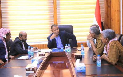 رئاسة كتلة وادي حضرموت للجمعية الوطنية تناقش وضعية المرافق الخدمية مع وكيل محافظة حضرموت بالوادي والصحراء