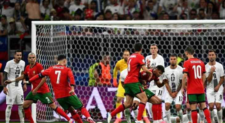 يورو ٢٠٢٤: البرتغال تتخطى سلوفينيا بضربات الترجيح بعد تألق كبير للحارس كوستا