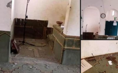 قتلى وجرحى اثر اقتحام ‏مليشيات الحوثي لأحد المساجد في محافظة عمران اليمنية